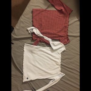 Two Hollister long sleeve :)